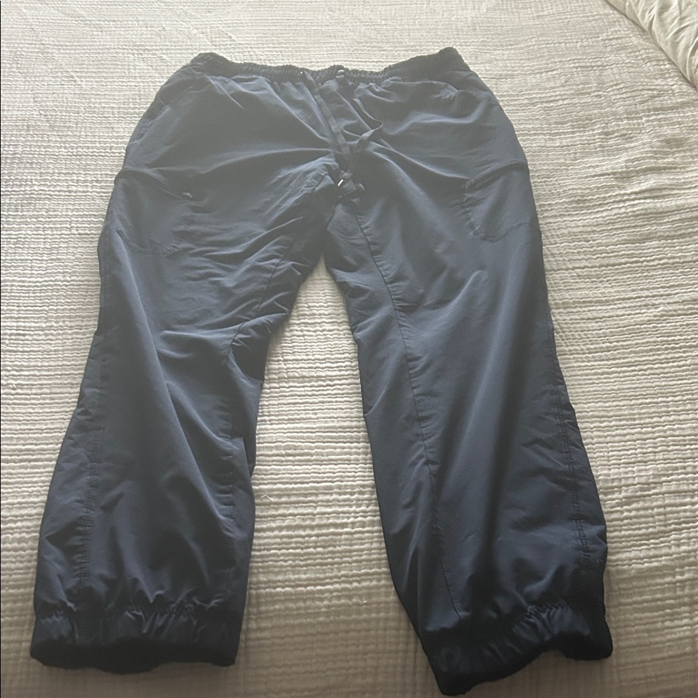 Eddie Bauer Women’s lined joggers, navy blue, size 10